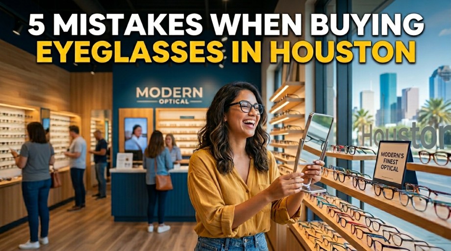 5 Mistakes When Buying Eyeglasses in Houston