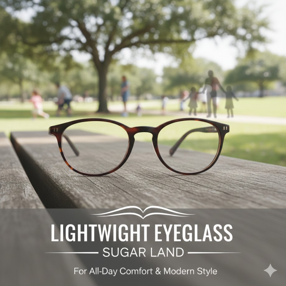 Lightweight Eyeglasses in Sugar Land for All-Day Comfort