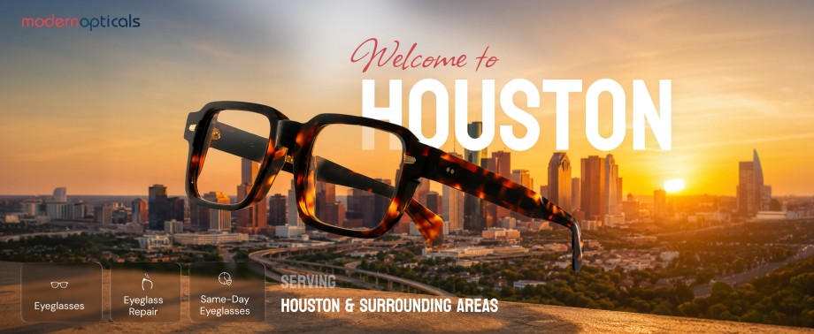 Eyeglasses Houston – Same-Day Prescription Glasses & Repairs